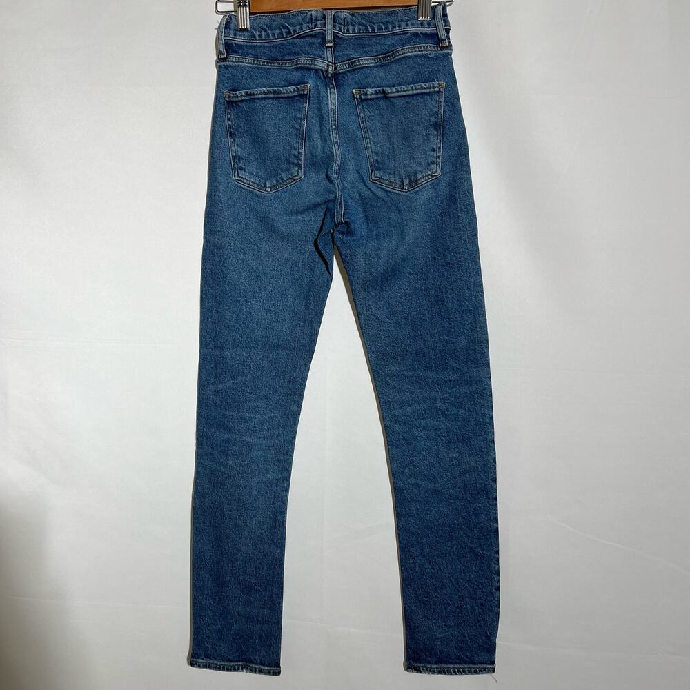 Agolde Toni Mid Rise Skinny Jeans Women’s Size 24 Medium Wash Casual Ankle - Picture 2 of 8